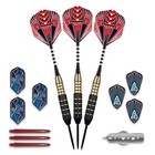Shot  Darts Steel Tip  20 Piece Gift Set  22g   24g   90  Tungsten Black