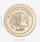 Vintage Washington Valley Auto Service Wooden Nickel Token Indian Head  25 Off