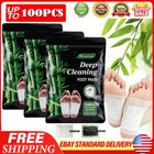 200pack Detox Foot Patches Pads Body Toxins Feet Slimming Deep Cleansing Herbal