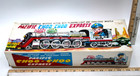Battery Operated Pacific Choo Choo Express No 3 Tin Litho Train W  Original Box
