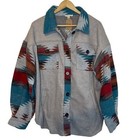 Main Strip Shacket Jacket Aztec Western Urban Cowgirl Country Nwt Womens Lg