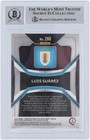 Luis Suarez Uruguay Fc Autographed 2022 Panini Prizm World Cup  280 Bas 10 Card
