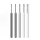 0 4mm-3mm Diamond Coated Tipped Drill Solid For Jewelry Glass Gems 2 35mm Shank