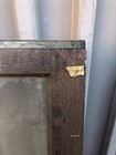 Vintage Quartersawn Oak Hardware Store Cabinet Door 51 26 1 5    Old Wavy Glass 
