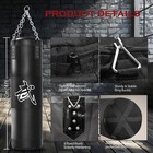 Punching Bag For Adults  4ft Heavy Boxing Bag Set With 12oz Boxing Gloves  Mma K