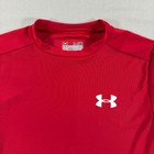 Under Armour Heatgear Compression Shirt Mens Medium Red Long Sleeve Thermal