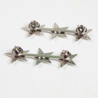Ww2 Us Army Lieutenant General Rank 3 Star Insignia Rank Badges Pin Metal