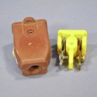 Cooper Brown Connector Cord End 15a 125v Non-grounding Nema 1-15r Bulk Sa155gb