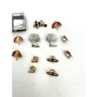Lot Of Ice Skating Pins   Necklaces Figure Skating Competition Collectible Pins