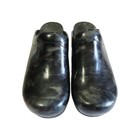 Dansko Patent Leather Clogs Eur 40 Us 9 5  Marbled Slip On Shoes Nursing Comfort