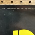 Rare Vintage Poster 7-up Delightful Delicious Sugar Free Double Sided Usa Rare