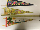 Vintage Travel Souvenir Pennants Set Of 3 From 70 s   80 s  East Coast