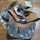 Mossy Oak Structured Solid Back Camo Hunting Hat Caps Adjustable Canvas Nwt Vtg