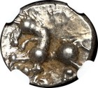 Celtic Gaul Central Aedui   horse   1st Cen  Bc Quinarius  Q Doci  Ngc Ch Xf 167