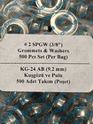 Nickel Grommets   Washers - Spgw  2 - 3 8- Package Of 500