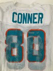  80 Tanner Conner Miami Dolphins Game Used White Nike Practice Jersey Size-48