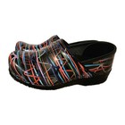 Dansko Womens Professional Clogs Shoes Multi Color Size 38 Eu 7 5-8 Us New 