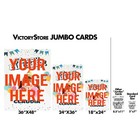 Jumbo Custom Birthday Card  Your Image On Front   Custom Text Inside