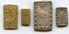 Japan 1832-1868 Old Pre-meiji Coin Set  Nibu   Nishu Gold  Ichibu   Isshu Silver