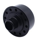 Black Round Valve Cover - Breather Push-in Style - Compatible With Sbc Bbc Sbf