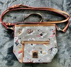 Disney Parks Dooney   Bourke Christmas Crossbody Bag Walts Lodge Set W ears  
