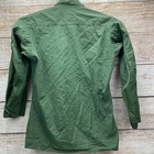 Vintage Us Military Field Jacket Medium Long Olive Green Button Up 8405-935-4709