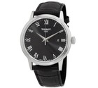 Tissot Men s T-classic Quartz Black Dial Watch - T1294101605300 New