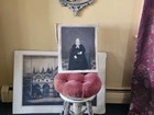 Antique Original Large 17  Pastel Watercolor Painting Portrait Of Woman  19th C 