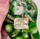 Vintage Mid-century Lucite Frog And Flowers Figurine 3     913 