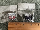 Transformers Autobot   Decepticon Logo Enamel Lapel Pin Set Of 2 - New - Show