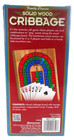 Family Classics Cribbage - Solid Wood Continuous 3 Track Board New Sealed Cards