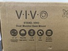 Vivo Stand-v002 Dual Monitor Desk Mount - Black