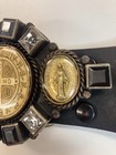 Virgins Saints   Angels San Benito Belt Buckle And Leather Belt L Preowned L Vtg