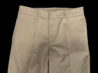 Flynn O hara Uniform Pants Girls Flat Front Slacks Khaki Adjust Waist 12 Regular