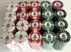  500  Taj Mahal Ceramic Poker Chips Set
