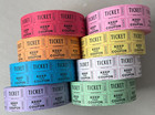 Raffle Ticket 12 Roll Deal 2000 Double Stub Tickets Per Roll Split The Pot 50 50