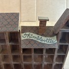 Enesco Thimbleville Wood House Display For Thimbles