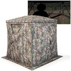  Ground Blinds For Deer Hunting - Portable Hunting Blind  Camo Tent See 