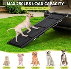 63 71  Long   17 20  Wide Folding Dog Ramp For Car  Suv  truck   portable Pet Ramp