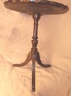 Vintage Brandt Furniture Mfg hagerstown Maryland  Mahogany Pie Crust Top Table