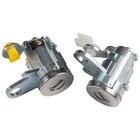 2 Pcs Door Lock Cylinder Set With Key For Tacoma 1995-2004 Dl108r Silver 