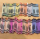 Lot Of Crayola Crayons Rare Retired Discontinued Colors Delandelion Robin s Egg