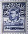 Travelstamps  1938 Basutoland Stamps Sg 22 - 3d Kgvi   Crocodile Mint Mogh