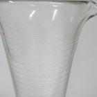 Hand Etched Glass Beaker Vase Pitcher 1000ml 11  Antique Lab Apothecary