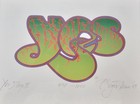 Yes Logo  Roger Dean  14x11 Frame  9x11 75 Print  Signed By Artist