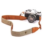  2 Pcs  Vintage Brown Weave Camera Shoulder Neck Strap Canon Nikon Sony Dslr
