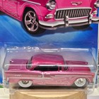 Hot Wheels  55 Chevy Super Treasure Hunt 2009 Real Rider Rubber Tire White Wall