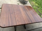 This Table Is A Vintage Duncan Phyfe Style Mahogany Drop-leaf Dining Table