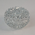 Vintage Cut Crystal Powder  Trinket  Dresser Jar   5