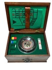 Vintage 1960 s   Nintendo Japan Wooden Traveling Game Box Roulette Wheel Read